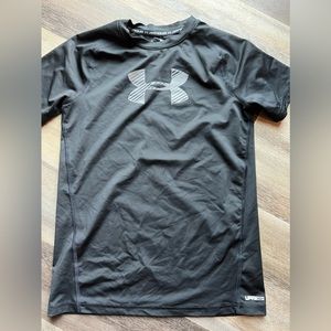 UA youth fitted heat gear shirt